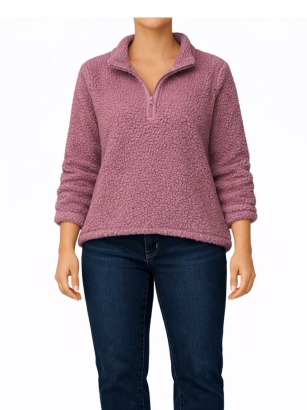 canyon river Cozy Pink Sherpa Pullover teddy sweater